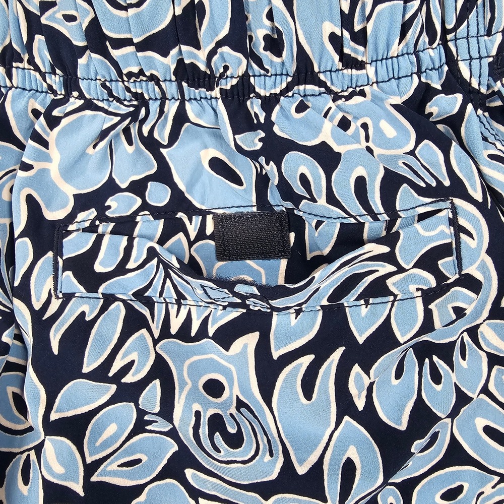 Coolibar Swim Trunks Mens S Blue Floral Paisley UPF 50+ Sun Protection Shorts - Picture 9 of 12